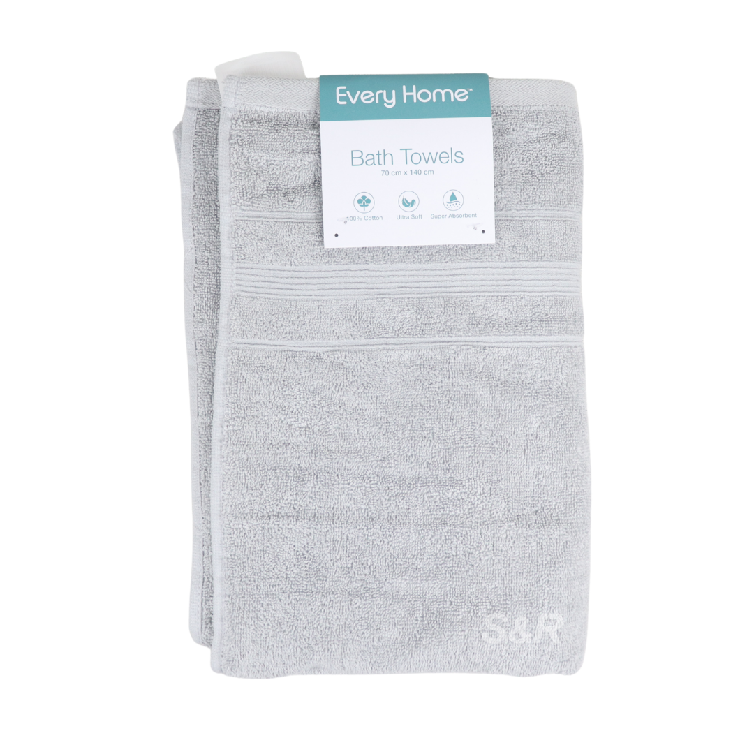 Every Home Grey 500gsm Bath Towel